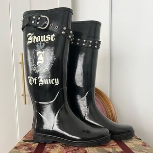 Juicy Couture Rubber Rainboots size US38